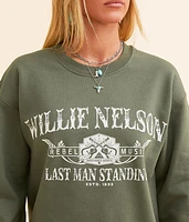Rootswear Willie Nelson Oversized Band Pullover