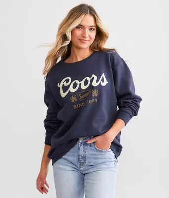 Brew City Coors Banquet Beer Chenille Patch Pullover