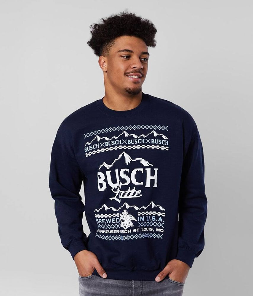 Brew City Busch Latte Ugly Christmas Sweatshirt