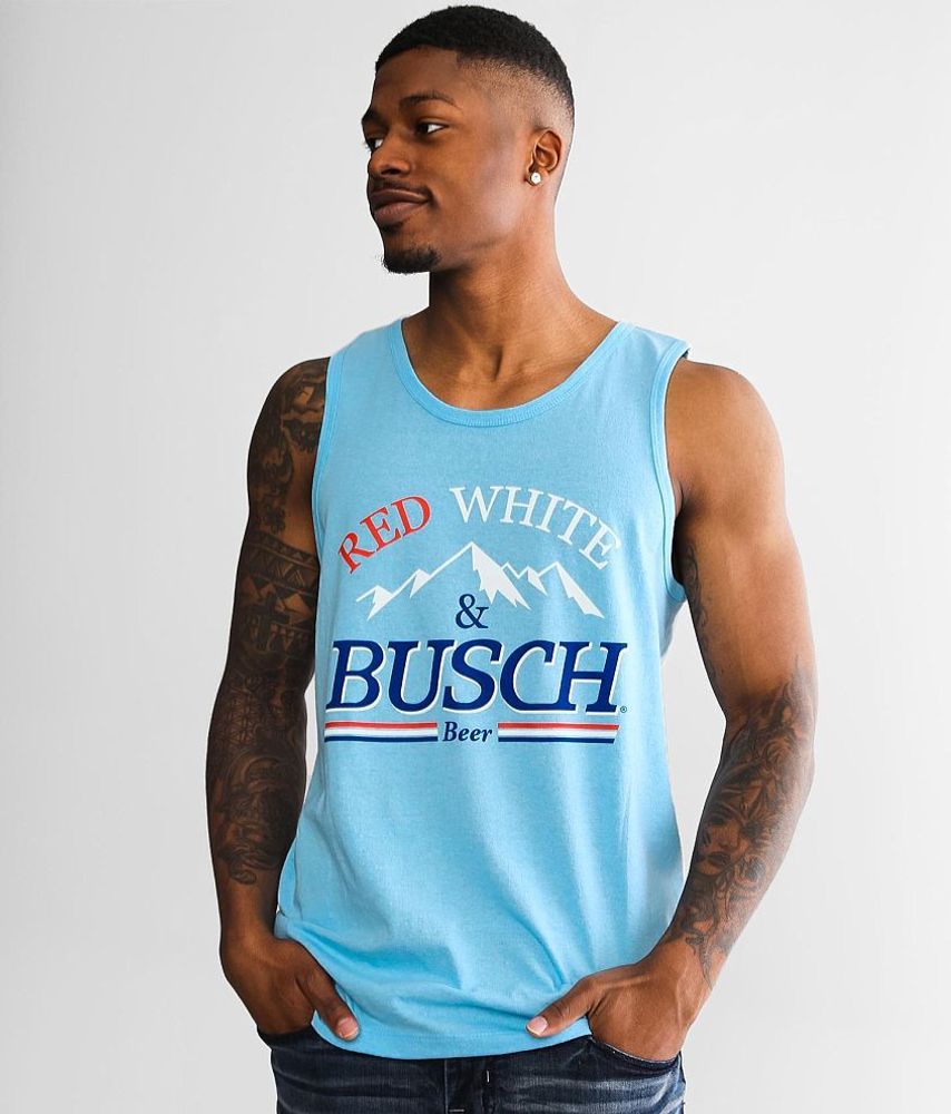 Brew City Red White & Busch Light Tank Top