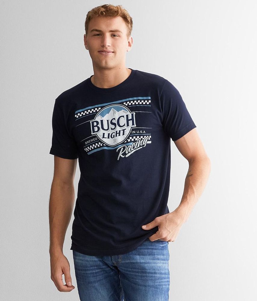 Busch Blue Front And Back Pocket T-Shirt