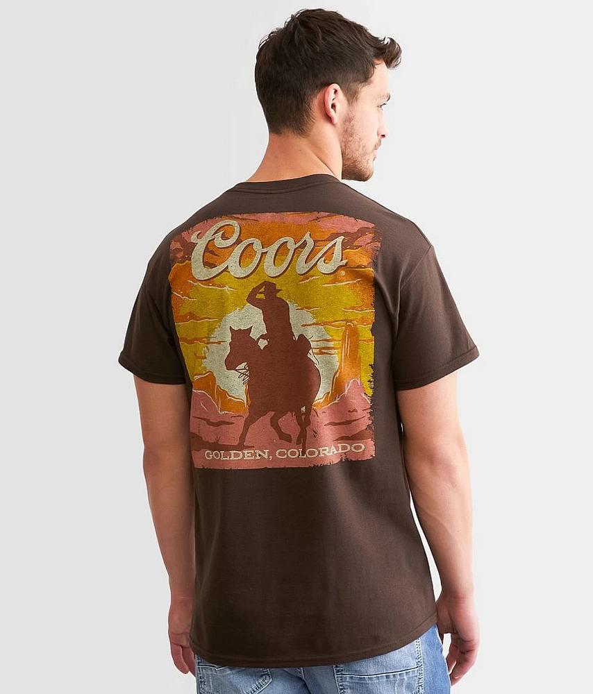 Brew City Coors Banquet Cowboy Rider T-Shirt