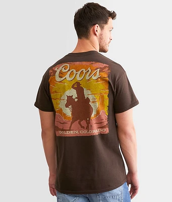 Brew City Coors Banquet Cowboy Rider T-Shirt