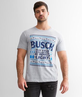 Brew City Busch Light Holidays Be Merry T-Shirt