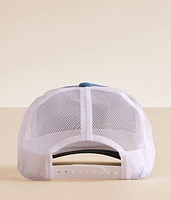 Alpha Block Denim Trucker Hat