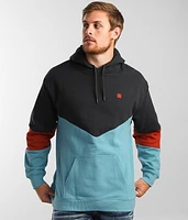 Beta Square Crossover Hooded Sweatshirt