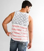 Flag Print Tank Top