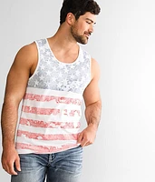 Flag Print Tank Top