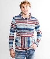 Departwest Striped Knit Hoodie