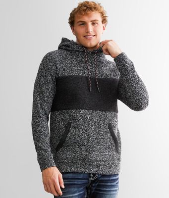 Departwest Sweater Knit Hooded Sweatshirt