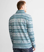 Southwestern Mock Neck Pullover
