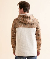 Southwestern Henley Hooded Sweatshirt