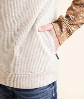 Southwestern Henley Hooded Sweatshirt