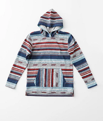 Boys - Striped Knit Hoodie