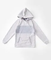 Boys - Striped Cozy Hooded Sweatshirt