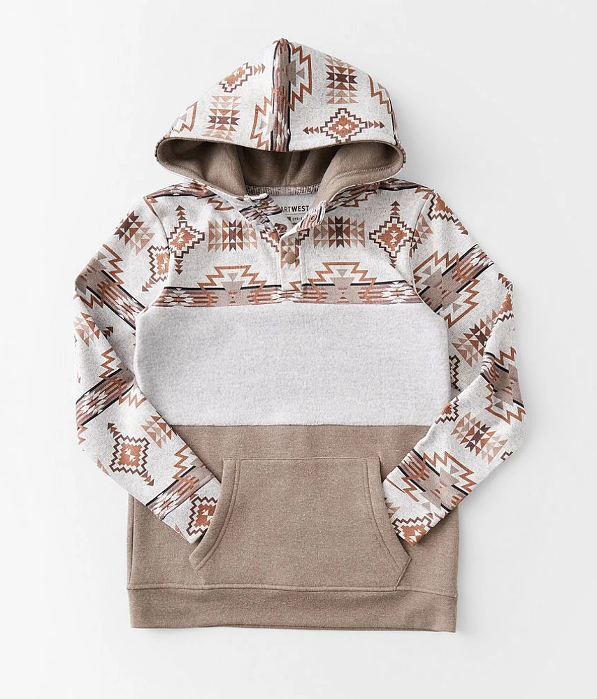 Boys - Departwest Southwestern Henley Hoodie