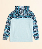 Boys - Soutwestern Print Hooded Sweatshirt