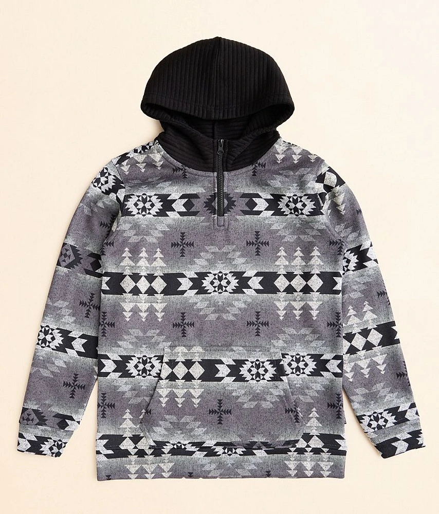 Boys - Departwest Southwestern Quarter Zip Hoodie