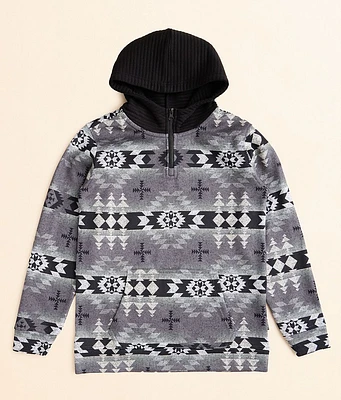 Boys - Departwest Southwestern Quarter Zip Hoodie