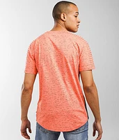 Splatter Long Body T-Shirt