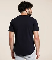 Jacquard Long Body T-Shirt