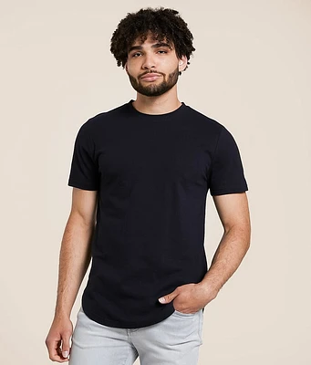Jacquard Long Body T-Shirt
