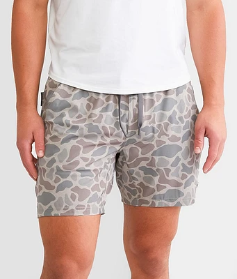 BURLEBO Deer Camo Performance Stretch Short