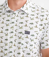 Flying Mallard Ducks Performance Stretch Shirt