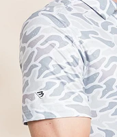 White Camo Performance Polo