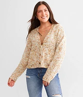 Catch Up Cropped Cardigan Sweater