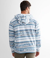 Rasta Quarter Zip Hooded Sweatshirt