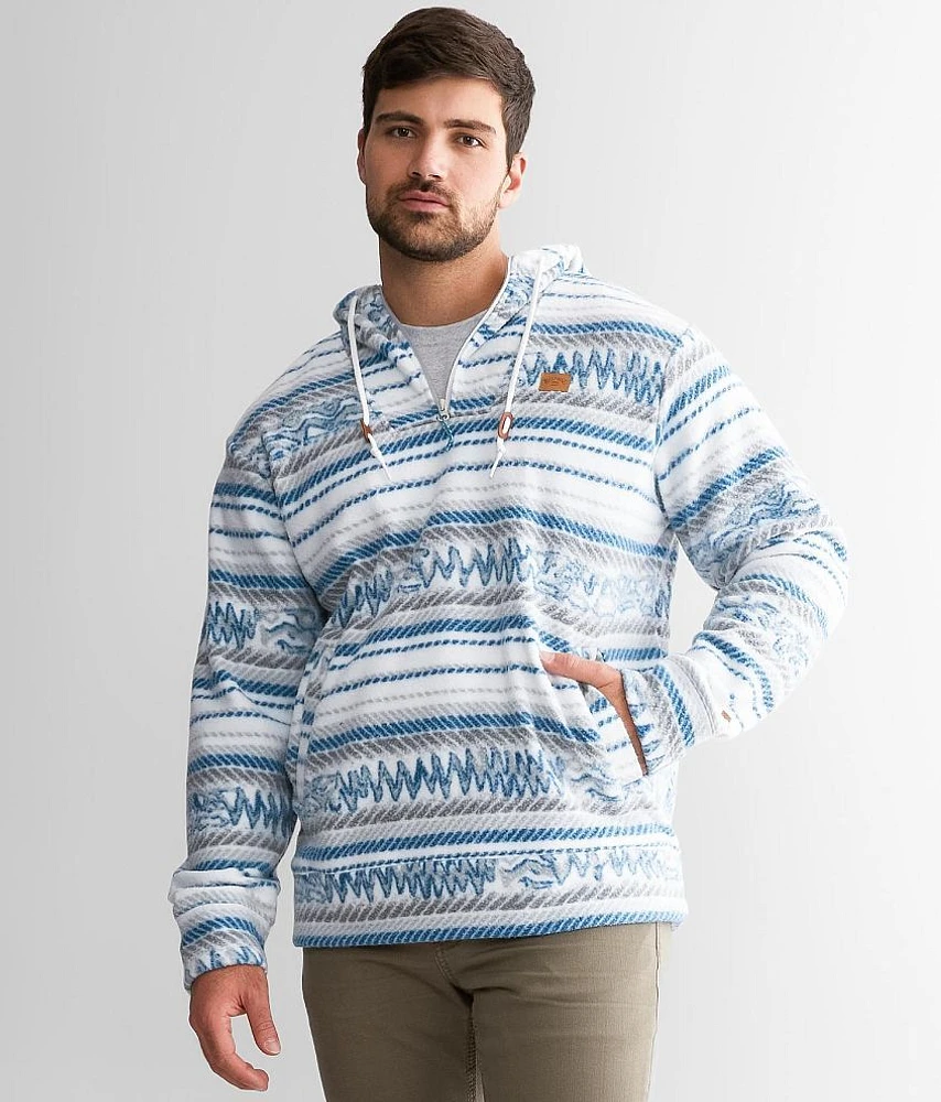 Rasta Quarter Zip Hooded Sweatshirt