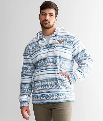 Rasta Quarter Zip Hooded Sweatshirt