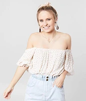 Ready Now Dainty Floral Print Top