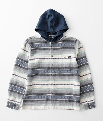 Boys - Baja Hooded Flannel Shirt