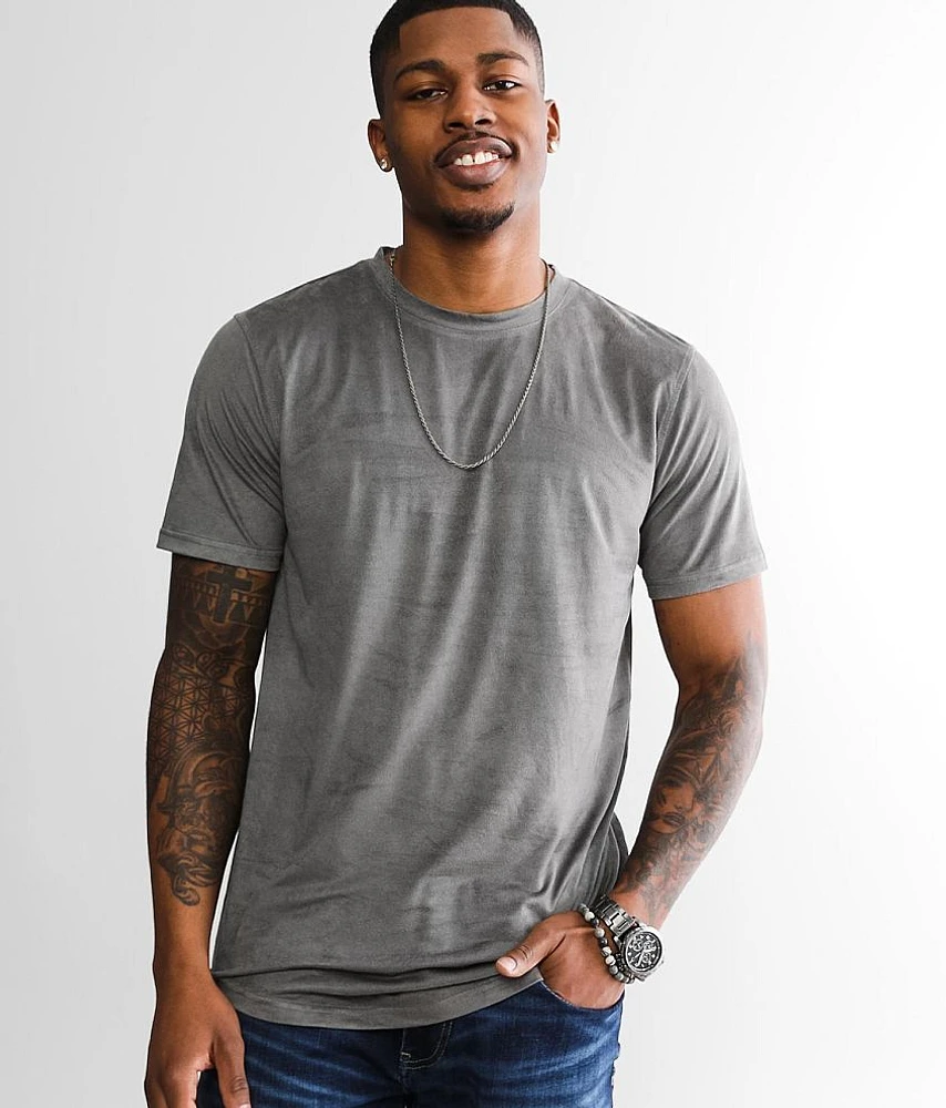 Faux Suede T-Shirt