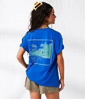 Seaside Beach Oversized T-Shirt