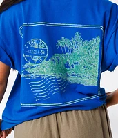 Seaside Beach Oversized T-Shirt
