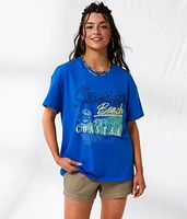 Seaside Beach Oversized T-Shirt