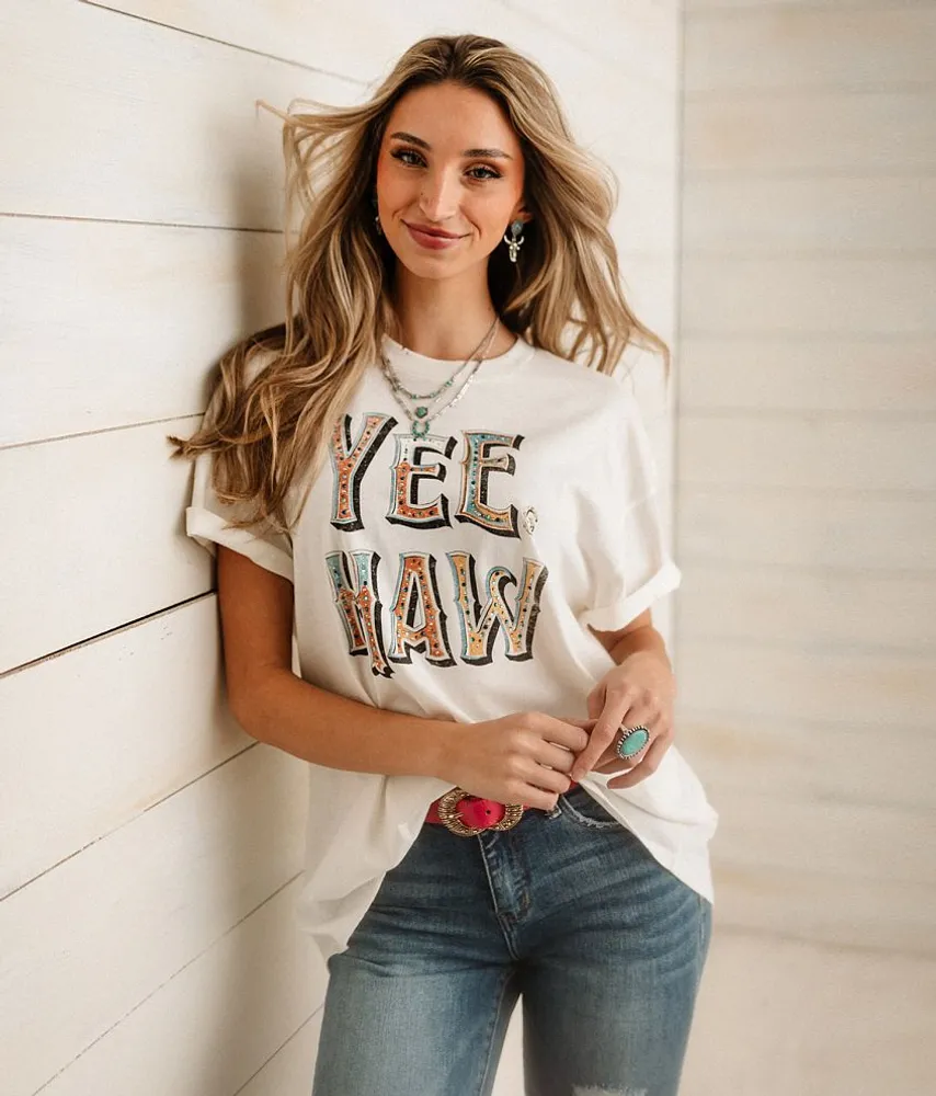 Sterling & Stitch Yeehaw Oversized T-Shirt