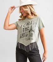 Modish Rebel I Call The Shots Cropped T-Shirt