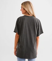 Abstract Flowers Oversized T-Shirt
