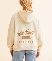 New York Quarter Zip Hooded Sweatshirt