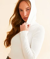 Lettuce Trim Cropped Hoodie