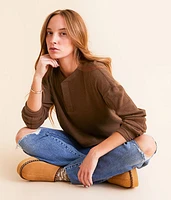 Textured Knit Henley