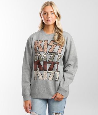 Vinyl Icons Kiss Band Pullover