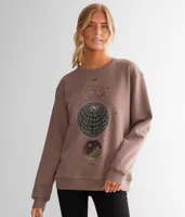 Modish Rebel Celestial Map Oversized Sweatshirt