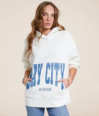 Modish Rebel Bay City Michigan Hooded Sweatshirt