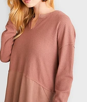 Waffle Knit Top