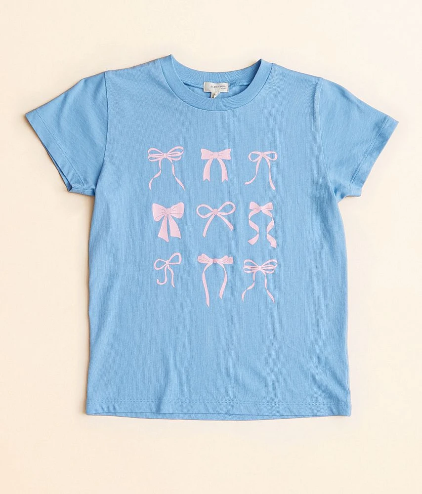 Girls - Modish Rebel Bow T-Shirt